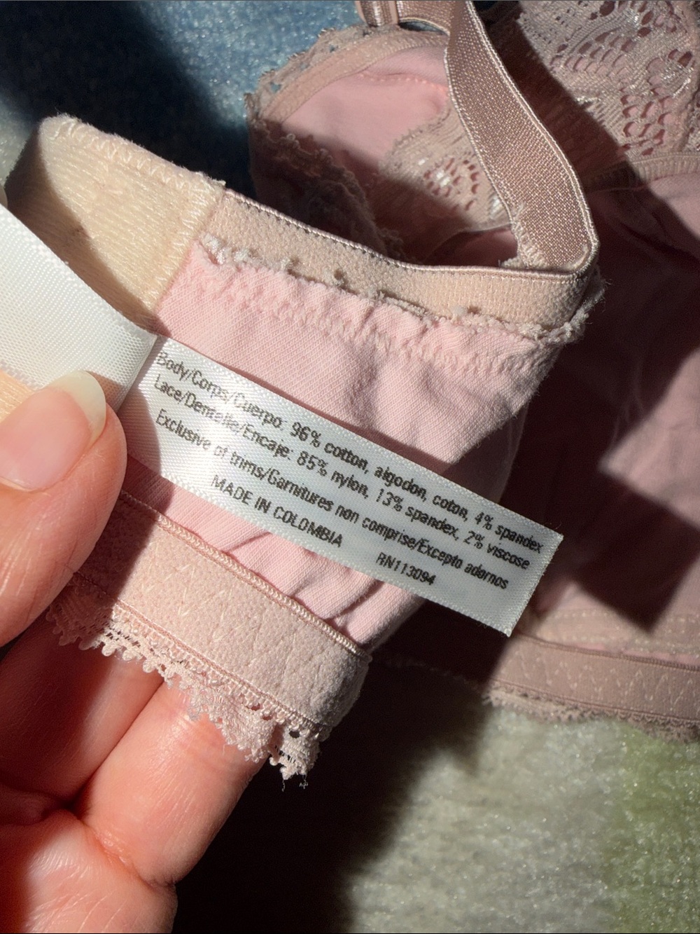 Belabumbum Blush Pink Lace Nursing Bralette - Picture 12 of 14